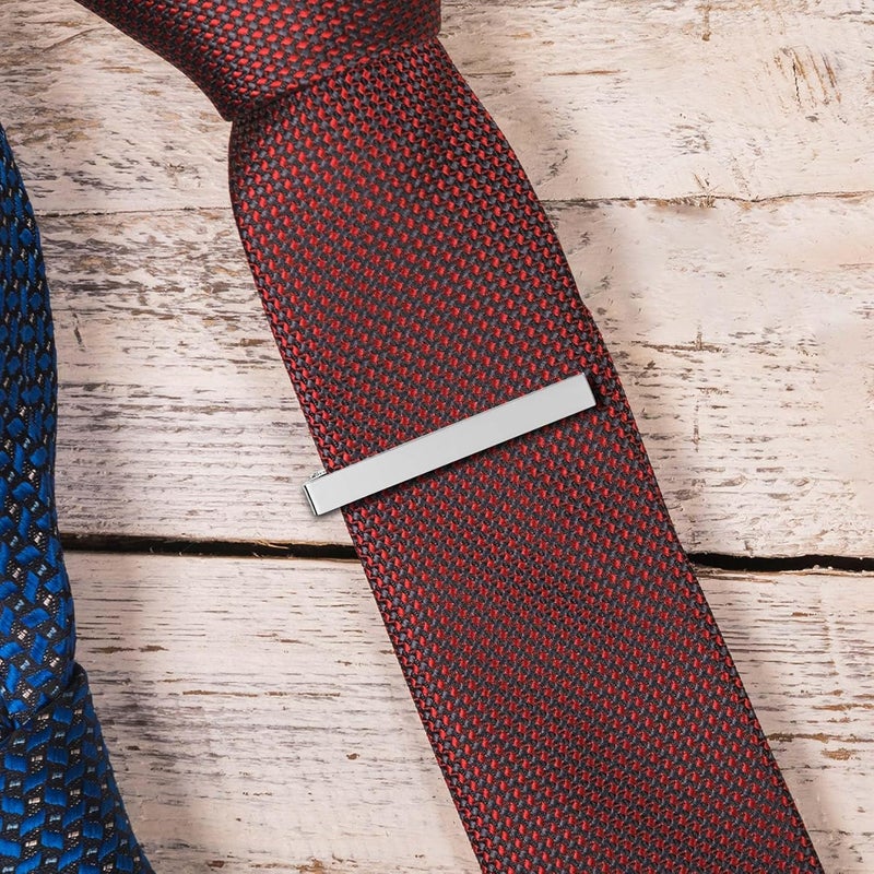 Roctee Tie Clips for Men, 3 Pack Men's Tie Clips Necktie Tie Bars Tie Pins for Men Accessories - Image 5